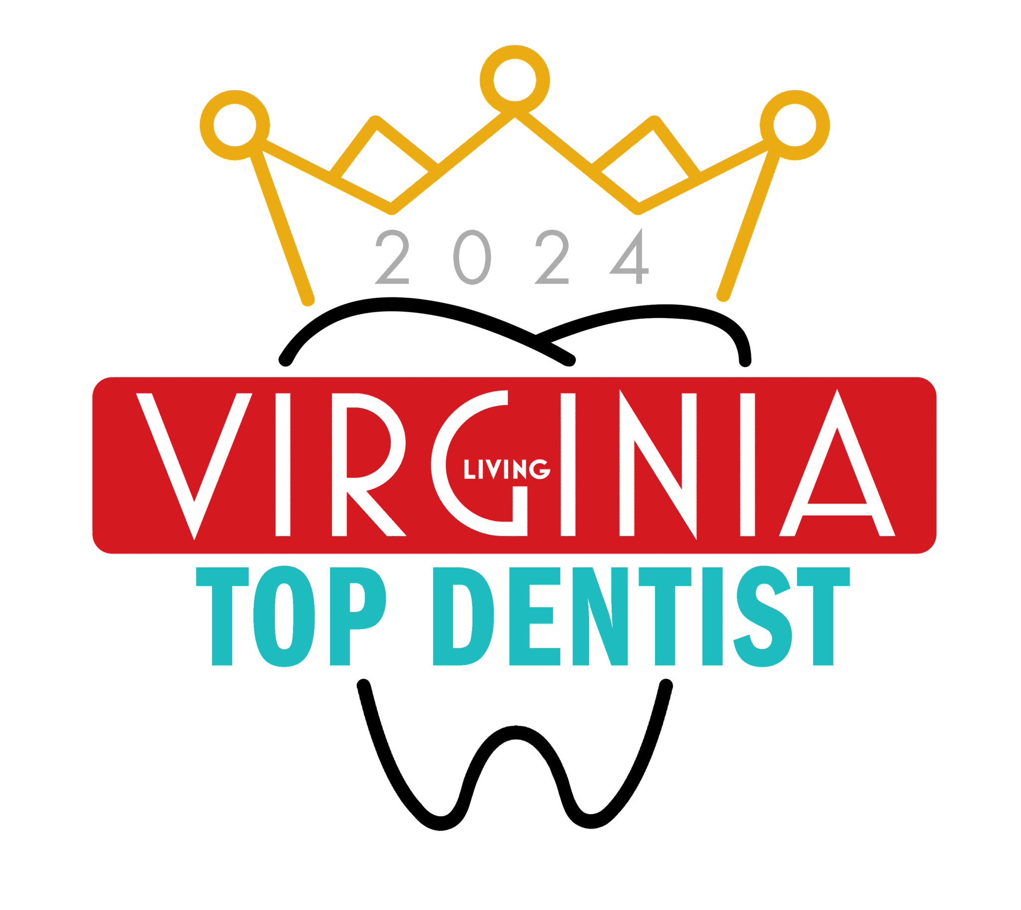 2024 Virginia Living Top Dentist Badge